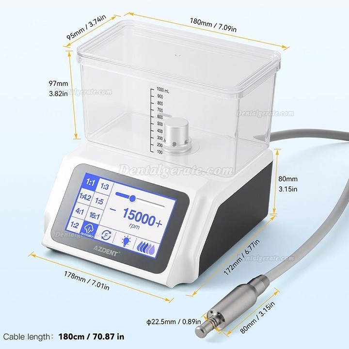 Dentales b&uuml;rstenloses Elektromotor-Chirurgiesystem WM-E5 mit LED-Licht und eigenem Wasserversorgungssystem